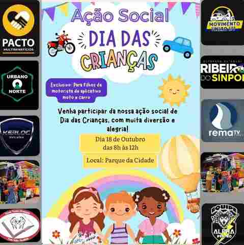 Entidade de aplicativos, União App promove ação social para comemorar Dia das Crianças
