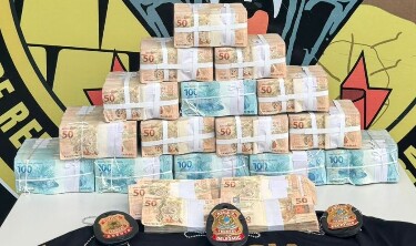 PF apreende mais de R$ 1 milhão em dinheiro vivo em Porto Velho