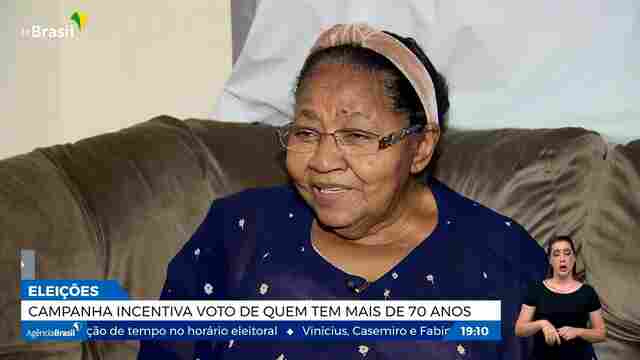 Campanha incentiva voto de maiores de 70 anos