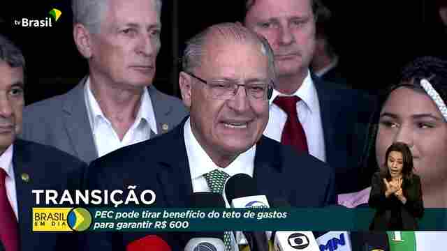 Alckmin apresenta texto prévio da PEC da Transição