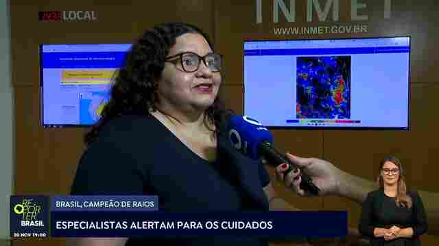 Especialistas alertam para grande incidência de raios