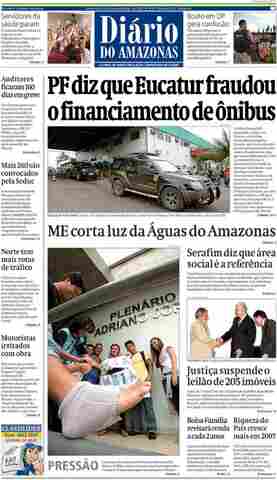 ESCÂNDALO DA EUCATUR: IMPRENSA DO AMAZONAS REPERCUTE AÇÃO DA FEDERAL