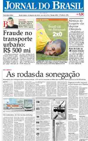 FRAUDE DE R$ 500 MILHÕES ENVOLVE A EUCATUR, DENUNCIA JORNAL DO BRASIL