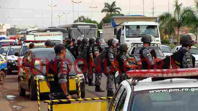PARA ENCHER PNEUS: COE MONTA OPERAÇÃO DE GUERRA E GARANTE VIATURAS NAS RUAS DA CAPITAL