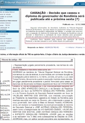TRE PUBLICA DECISÃO QUE CASSOU GOVERNADOR E ACABA DESMENTINDO SUA NOVA VERSÃO