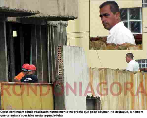 PROPRIETÁRIO DE PRÉDIO INTERDITADO DESCUMPRE DETERMINAÇÃO DA DEFESA CIVIL E REINICIA OBRAS