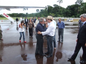 LULA EM RONDÔNIA: CONFIRA AS PRIMEIRAS IMAGENS NO ESTADO