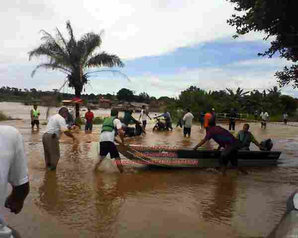Confira imagens da situação em Alta Floresta do Oeste