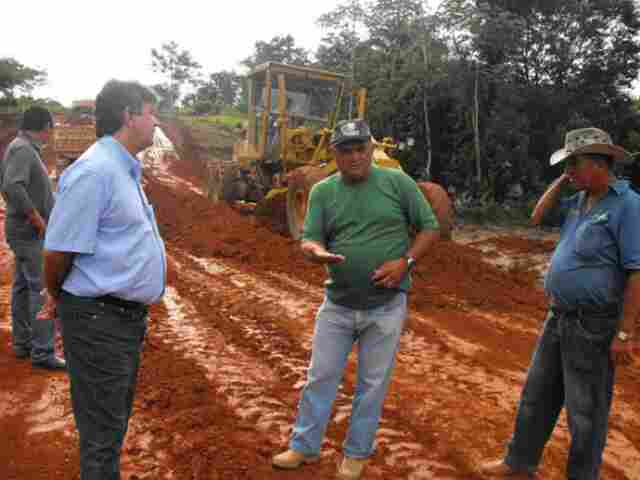 Cahulla acompanha obras do anel viário de Ji-Paraná