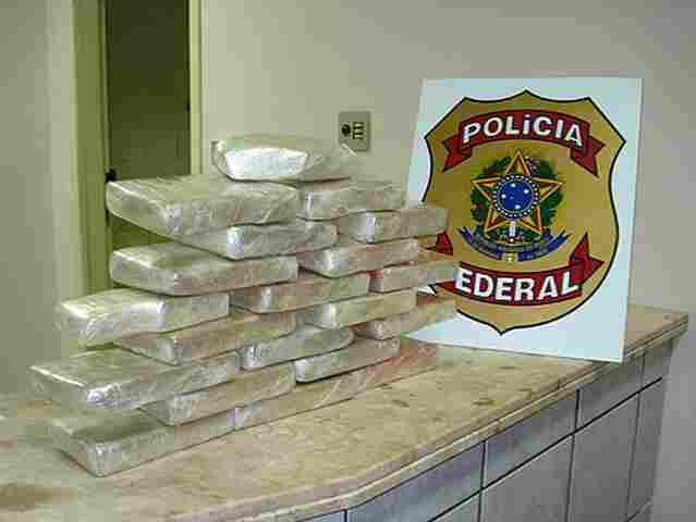 PF prende três pessoas transportando 19 kg de cocaína em Porto Velho