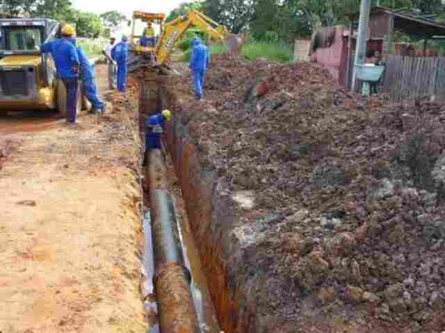 Obras do Sistema de Abastecimento de Água da capital em ritmo acelerado