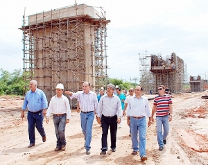 Cahulla vistoria obras em Ji-Paraná e participa de evento em Ouro Preto