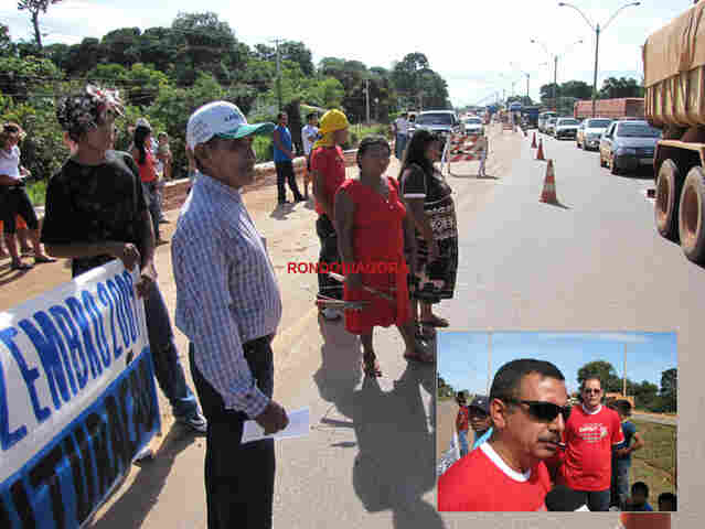 Índios protestam contra Decreto que extingue postos da FUNAI