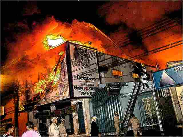 O INCÊNDIO QUE REVELOU O DESCASO