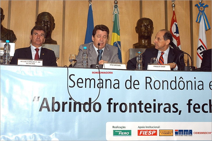 Cassol abre a "Semana de Rondônia em São Paulo" na FIESP