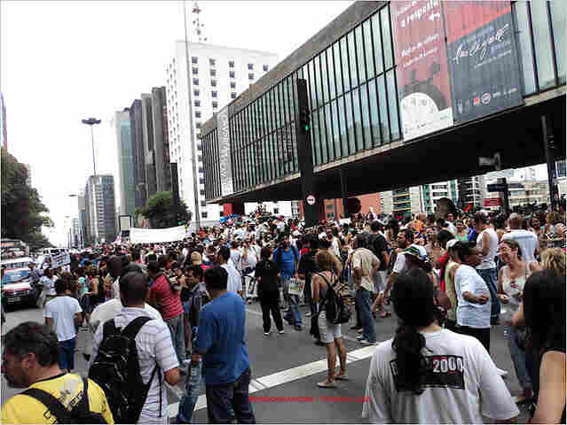 Rondoniense registra greve de professores em São Paulo