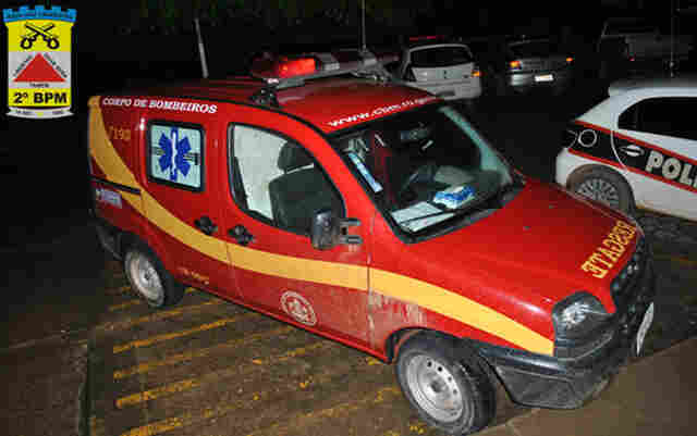 Viatura dos Bombeiros roubada em Ji-Paraná