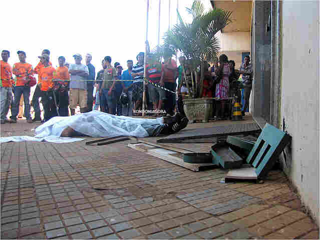 Homem morre em Porto Velho após cair do 3º andar de prédio federal