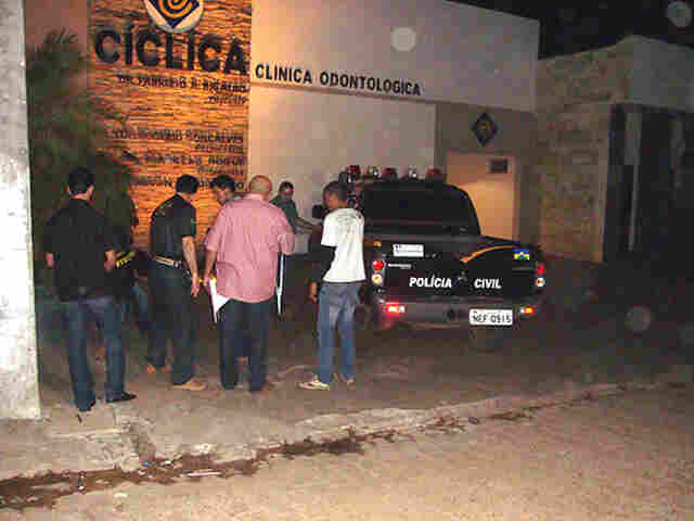 Policia faz a reconstituição da morte do juiz Odemar Góis