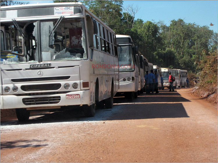 Confira imagens da destruição na Usina de Santo Antônio
