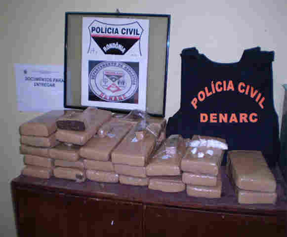 Denarc apreende mais de 30 quilos de droga na Capital