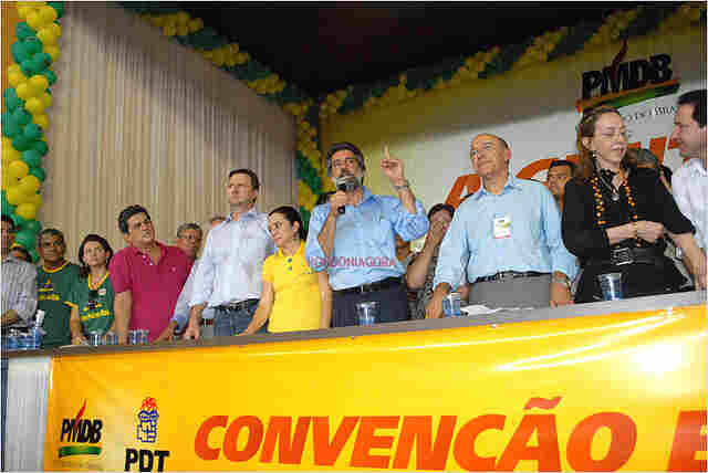 PMDB realiza convenção e lança Confúcio ao Governo