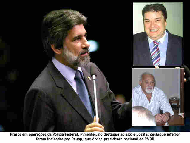 PRESOS EM OPERAÇÕES DA PF TÊM LIGAÇÃO COM O CASAL MARINHA / VALDIR RAUPP