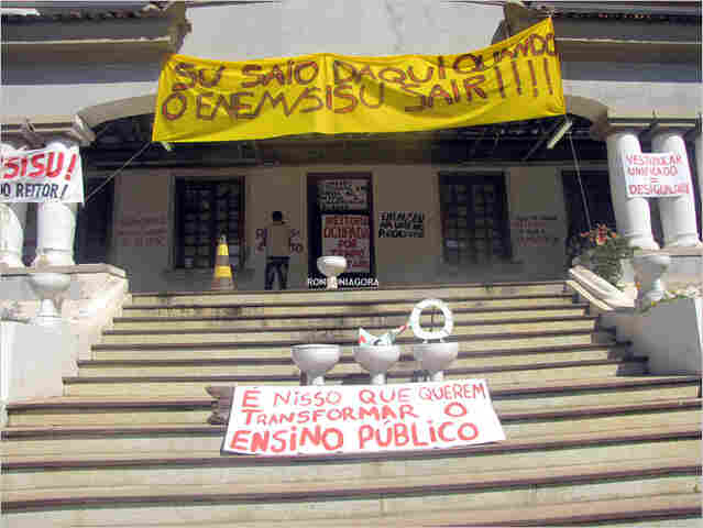 Unir entra na Justiça para forçar desocupação de reitoria