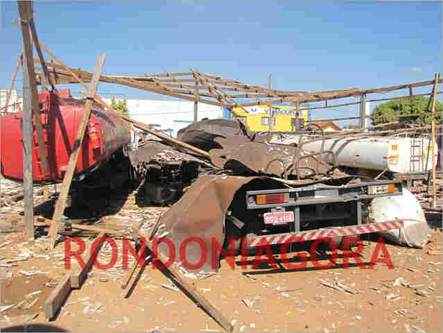 HOMEM FAZIA SOLDA QUANDO TANQUE EXPLODIU EM PORTO VELHO