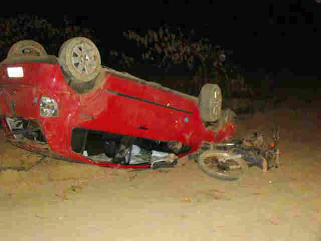 Capotamento na RO-399 mata dois no Cone Sul