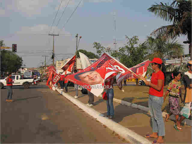 CAMPANHA VISUAL AINDA É FRACA NO INTERIOR E NA CAPITAL DE RONDÔNIA