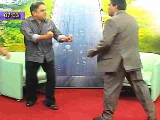 Jornalista e candidato ao Senado brigam em entrevista no Acre