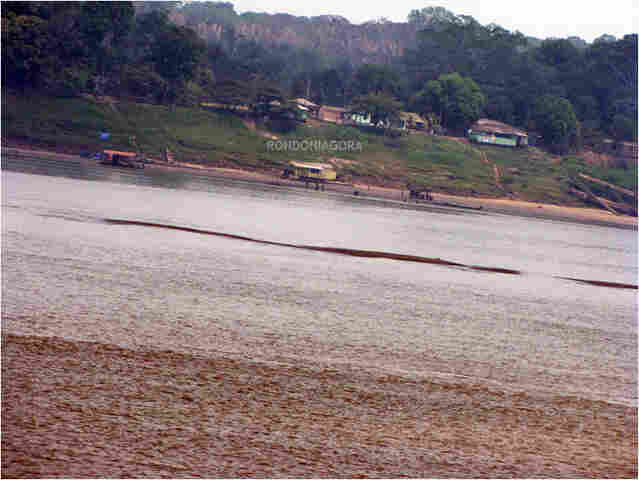Bancos de areia são cada vez mais comuns no Madeira