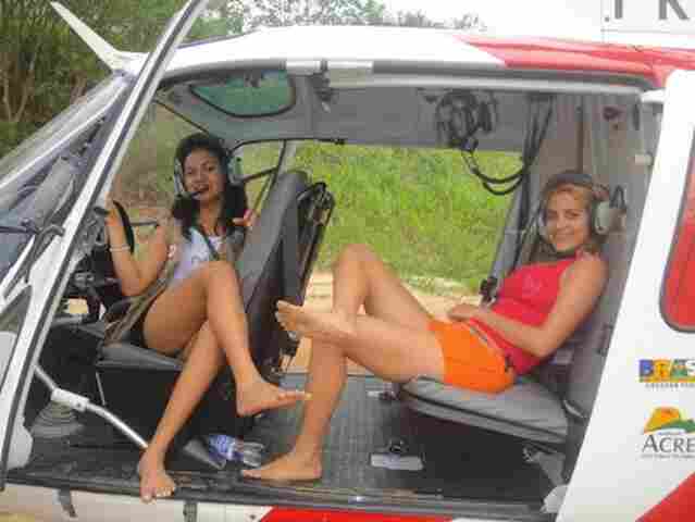 Tripulação de helicóptero do Acre é afastada por causa de mulheres