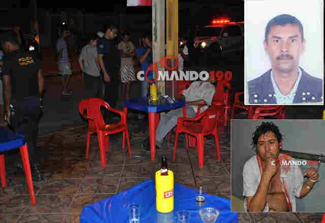CABO DA POLÍCIA MILITAR É MORTO EM BAR E ASSASSINO É PRESO