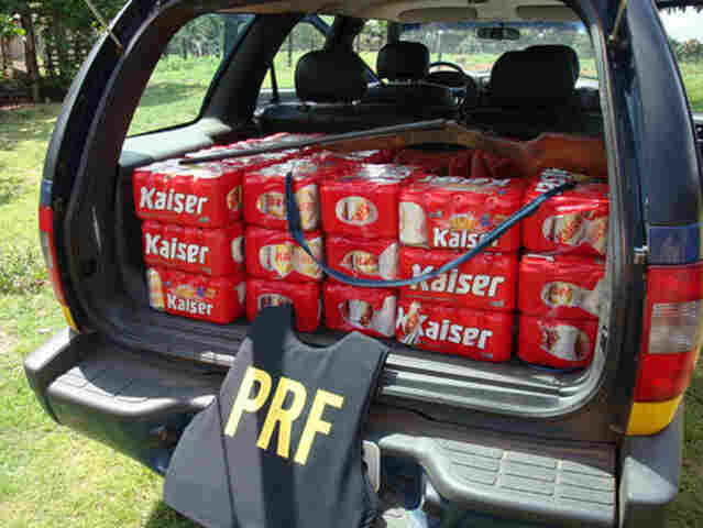 PRF prende saqueador de cerveja em Pimenta Bueno