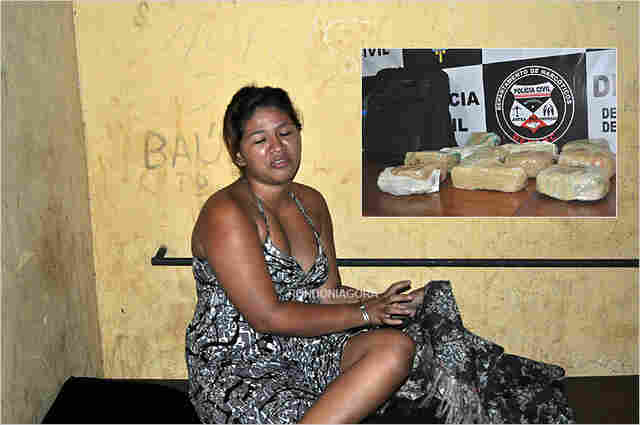 Mulher presa com 11 quilos de cocaína em Candeias