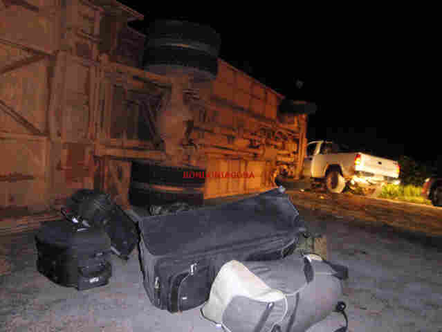 Acidente com ônibus da Tecla fere dezenas de pessoas em Porto Velho