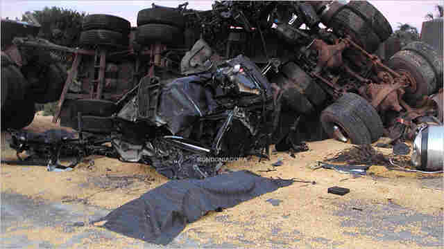 Acidente mata caminhoneiro na BR-364 no final de semana