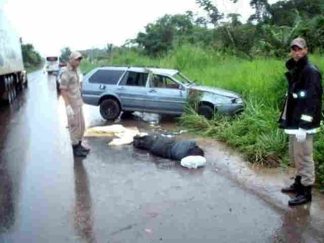 Taxista de Porto Velho morre ao capotar veículo que realizava translado de indígena