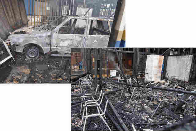 INCÊNDIO NA MADRUGADA DESTRÓI PREFEITURA DE RIO CRESPO