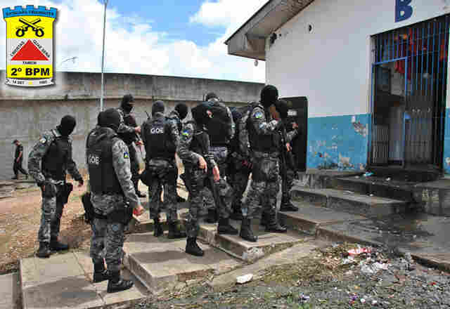 Mega operação resulta na maior apreensão de drogas e celulares em presídio