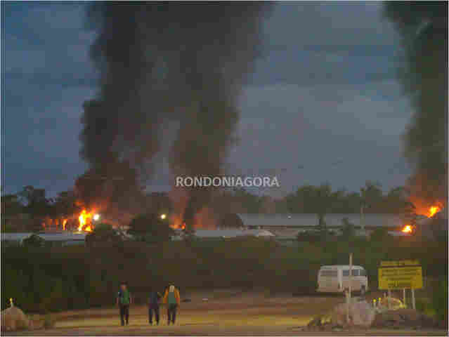 VÍDEO EXCLUSIVO MOSTRA INCÊNDIOS NA USINA DE JIRAU