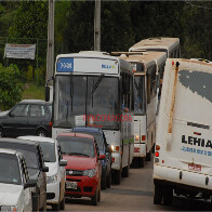 SEM BADERNA, PARALISAÇÃO EM SANTO ANTÔNIO É TOTAL NAS DUAS MARGENS; PM ACOMPANHA