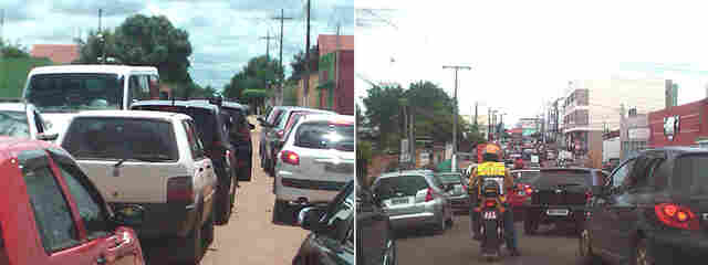 Trânsito tem dia movimentado na região central de Porto Velho; motoristas cometem abusos