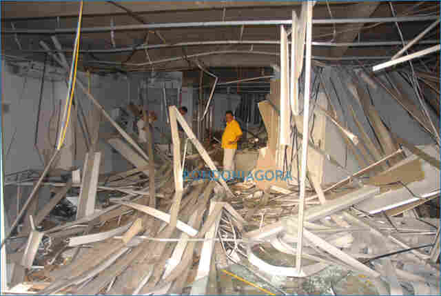POSTO BANCÁRIO DO BANCO DO BRASIL É DINAMITADO NA CAPITAL DE RONDÔNIA; Veja imagens