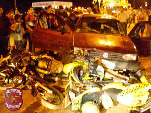 Jovens em fuga provocam grave acidente na Capital