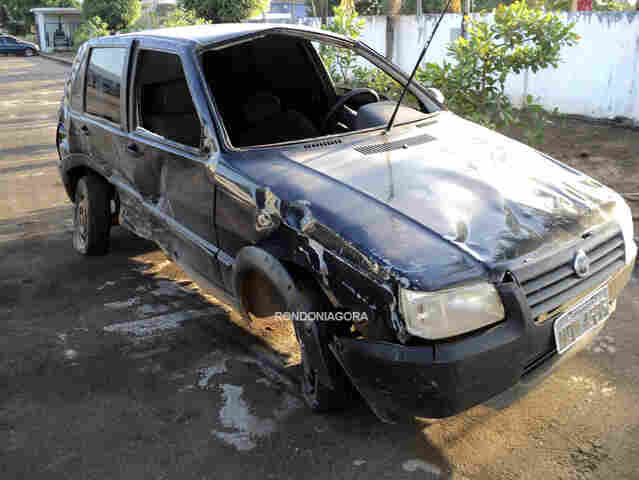 CARRO DE EMISSORA DE TV CAPOTA APÓS COLISÃO EM PORTO VELHO; VEÍCULO DE PM INVADIU PREFERENCIAL