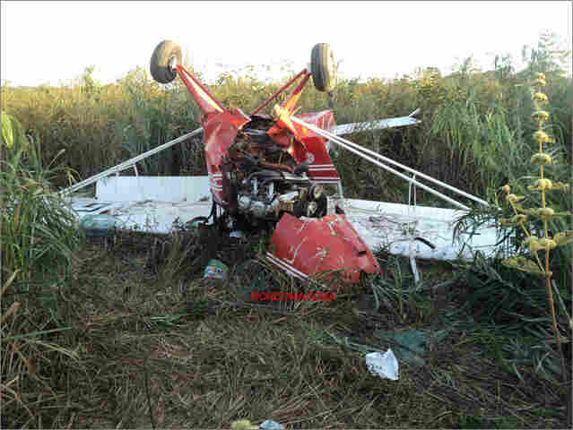 CONFIRA IMAGENS DO AVIÃO QUE CAIU NA CAPITAL