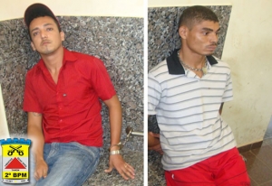PM prende dois perigosos fugitivos e assaltantes transportando droga